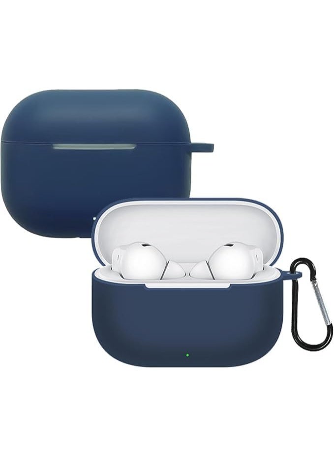 جراب حماية لسماعات هواوي فري بودز SE 4 ANC، جراب سيليكون واقٍ مزود بحلقة تعليق، فائق النحافة، مقاوم للصدمات، يوفر حماية كاملة، محمول لسماعات هواوي فري بودز SE4 ANC (أزرق) - Image 1